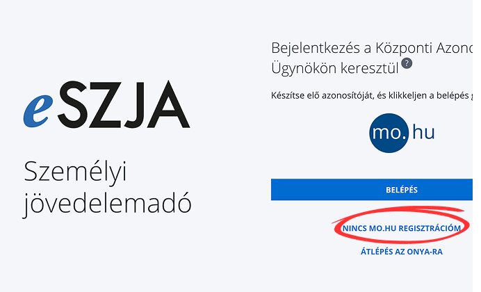 Az 1%-od felajánlásáról az eszja.nav.gov.hu oldalon tudsz nyilatkozni