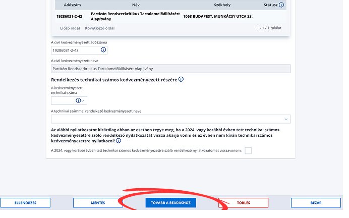 Add be a nyilatkozatot